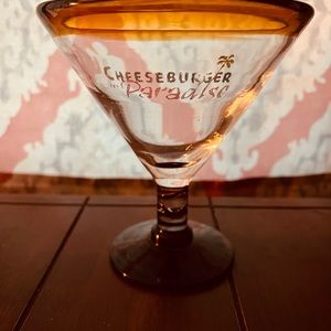 Very RARE Cheeseburger in Paradise cocktail/margarita/any drink kick a$$ glass